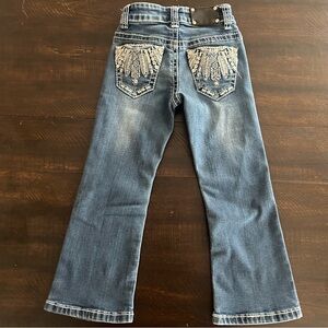 Embellished Kids Blue Jeans